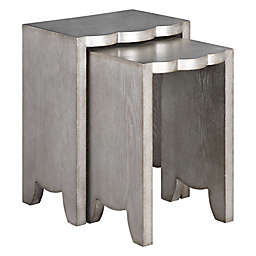 Uttermost Imala Nesting Tables in Burnished Silver (Set of 2)