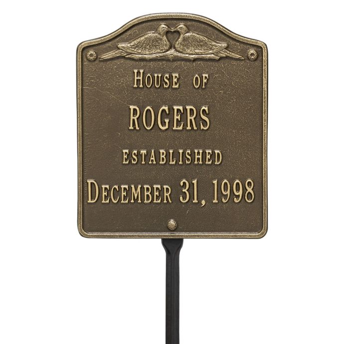 Whitehall Products Wedding Lawn Plaque Bed Bath & Beyond