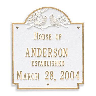 Whitehall Products Cardinal Wedding Plaque. View a larger version of this product image.