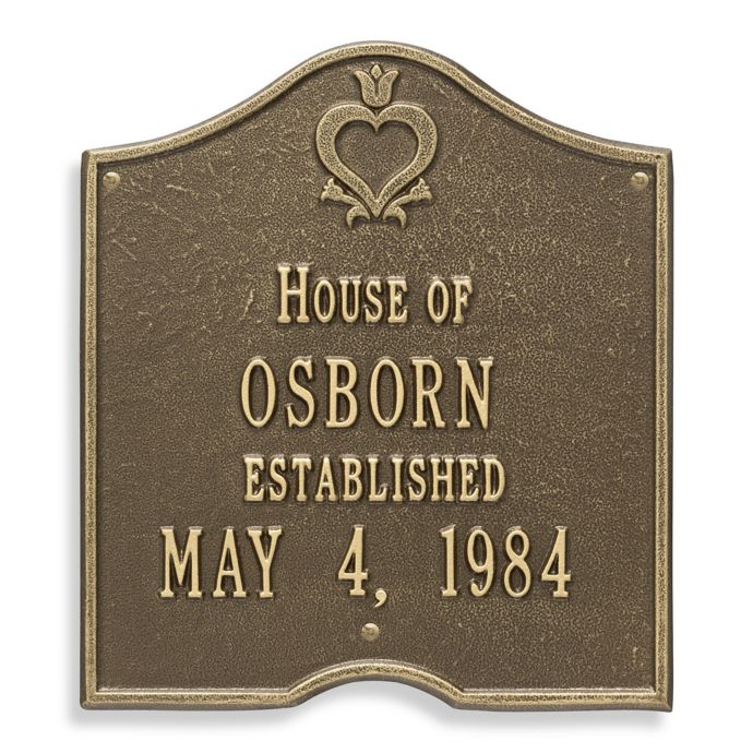 Whitehall Products Pennsylvania Dutch Anniversary Plaque Bed Bath