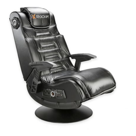 X Rocker Pro Series 2 1 Pedestal Wireless Gaming Chair In Black With Rails