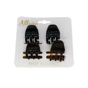 Allure 4-Pack Mini Shiny Jaw Clips