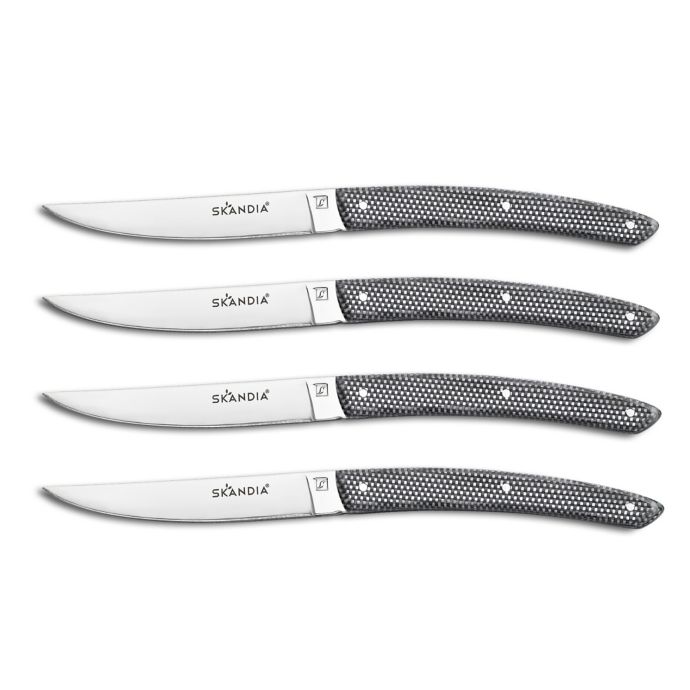 Skandia Vivid Carbon 4Piece Steak Knife Set Bed Bath & Beyond