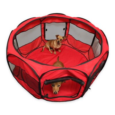 fabric dog playpen