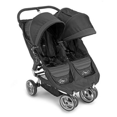 baby jogger city mini double stroller black