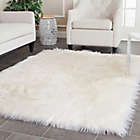 Alternate image 0 for Safavieh Faux Sheep Skin 4-Foot x 6-Foot Area Rug in Ivory