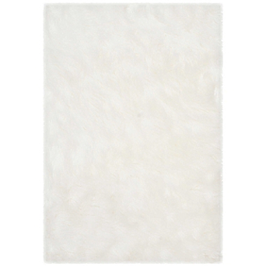 Safavieh Faux Sheep Skin 4-Foot x 6-Foot Area Rug in Ivory. View a larger version of this product image.