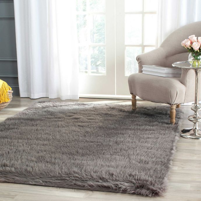 Safavieh Faux Sheepskin Area Rug Bed Bath and Beyond Canada