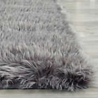 Alternate image 2 for Safavieh Faux Sheep Skin 5-Foot x 7-Foot Area Rug in Grey