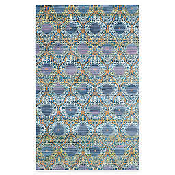 Safavieh Valencia Mirrors 6-Foot x 9-Foot Area Rug in Lavender/Gold