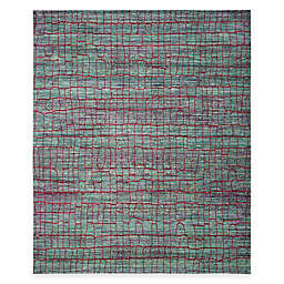 Safavieh Valencia Cracked 8-Foot x 10-Foot Area Rug in Green/Red