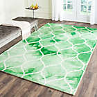 Alternate image 2 for Safavieh Dip Dye Lattice 2-Foot x 3-Foot Accent Rug in Green/Ivory