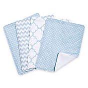 Trend Lab&reg; 4-Pack Blue Sky Burp Cloth Set