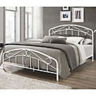Alternate image 1 for Hillsdale Furniture Jolie Arched Scroll Bed Frame in Textured White
