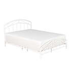 Alternate image 0 for Hillsdale Furniture Jolie Arched Scroll Bed Frame in Textured White