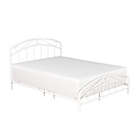 Alternate image 0 for Hillsdale Furniture Jolie Arched Scroll Queen Bed Frame in Textured White