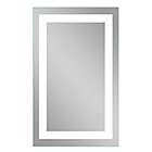 Alternate image 0 for Neutype 36-Inch x 21-Inch LED Rectangular Anti-Fog Vanity Mirror in Silver