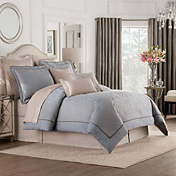 Valeron Gizmon Queen Comforter Set in Taupe/Grey