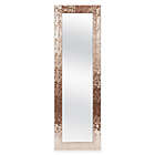 Alternate image 0 for Door Solutions&trade; 53-Inch x 17-Inch  Rectangular Sequin Over-the-Door Mirror in Copper