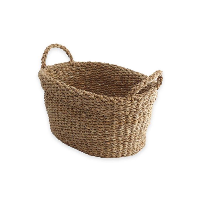 Oakland Oval Seagrass Basket in Natural Bed Bath & Beyond