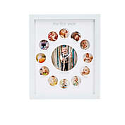Pearhead&reg; &quot;My First Year&quot; 13-Photo Collage Frame in White