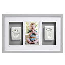 Pearhead® Babyprints 4-Inch x 6-Inch Deluxe Wall Frame in Grey