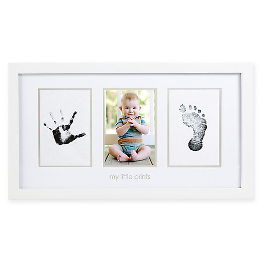 Alternate image 1 for Pearhead® Babyprints 4-Inch x 6-Inch Photo Frame in White