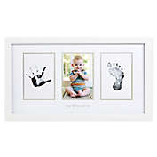 Pearhead&reg; Babyprints 3-Opening 4-Inch x 6-Inch Picture Frame in White
