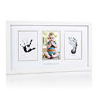 Alternate image 1 for Pearhead&reg; Babyprints 3-Opening 4-Inch x 6-Inch Picture Frame in White