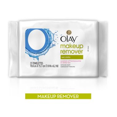 Olay&reg; 25-Count Makeup Remover Wet Cloths. View a larger version of this product image.