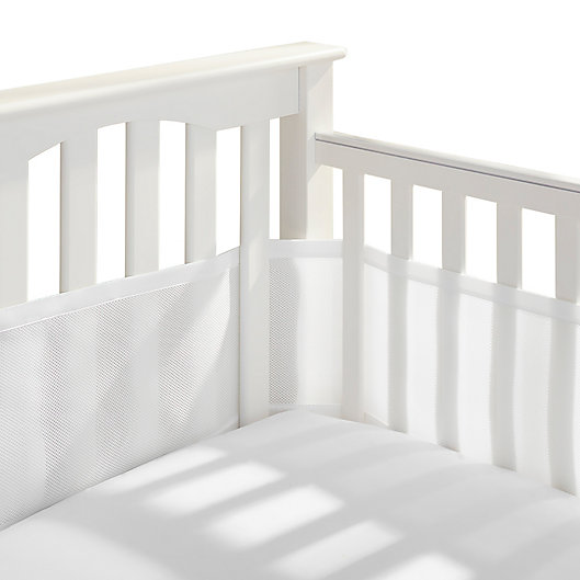 Alternate image 1 for BreathableBaby® Breathable Mesh Crib Liner in White