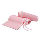 Alternate image 3 for BreathableBaby&reg; Breathable Mesh Crib Liner in Light Pink