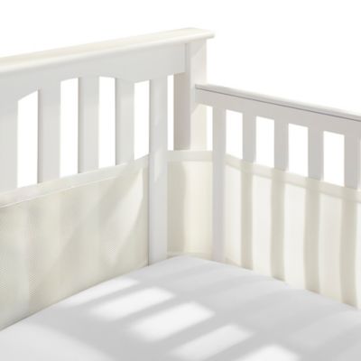 crib bumper for solid back crib