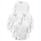 Alternate image 0 for carter&#39;s&reg; Newborn 4-Pack Long Sleeve Kimono T-Shirts in White