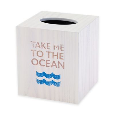 beach tissue box cover