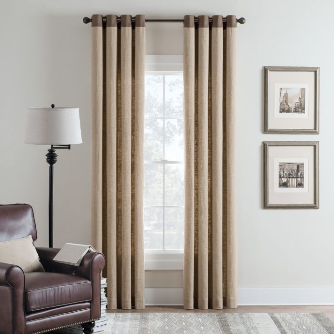 Cambria Malta Remix Grommet Top Window Curtain Panel Bed Bath
