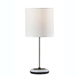 Adesso® Mia Color Changing Table Lamp in Black/White