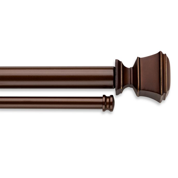 bed bath and beyond double curtain rods