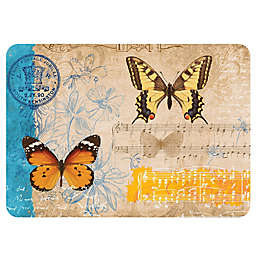 The Softer Side by Weather Guard™ Butterfly Card Kitchen Mat