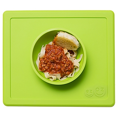 ezpz&trade; Happy Bowl Placemat in Lime. View a larger version of this product image.