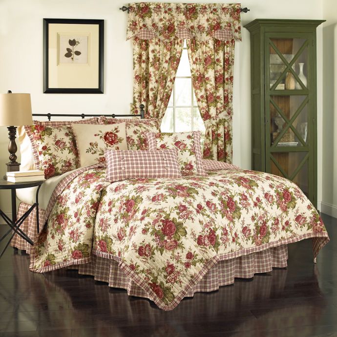 Waverly Norfolk Reversible Quilt Set Bed Bath Beyond