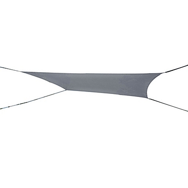 Coolaroo&reg; Ready to Hang 11-Foot 10-Inches x 8-Foot Oblong Shade Sail in Steel. View a larger version of this product image.