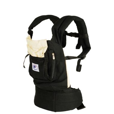 ergobaby black and camel carrier