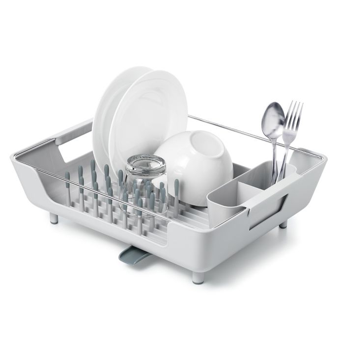 dish drainer rack in sink