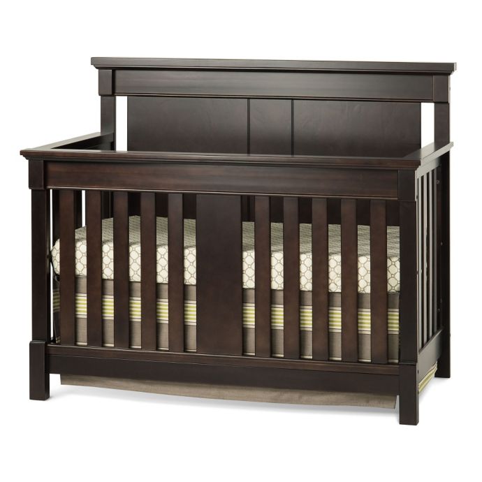 Child Craft Ellicott 4 In 1 Convertible Crib In Rich Java