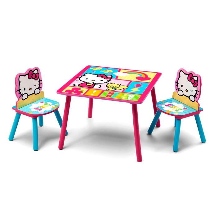  Hello  Kitty  Kids Table  and Chairs Set Bed Bath Beyond