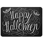 The Softer Side by Weather Guard&trade; Happy Halloween Kitchen Mat in Black/White