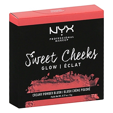 NYX Professional Sweet Cheeks 0.17 oz. Creamy Powder Glow Blush in Citrine Rose. View a larger version of this product image.