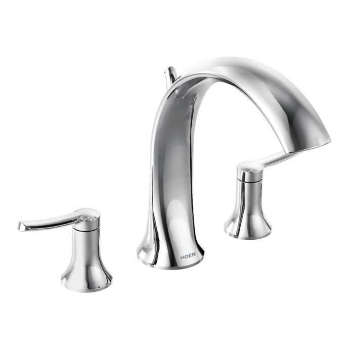 Moen® Fina 2 Handle High Arc Roman Tub Faucets Bed Bath & Beyond
