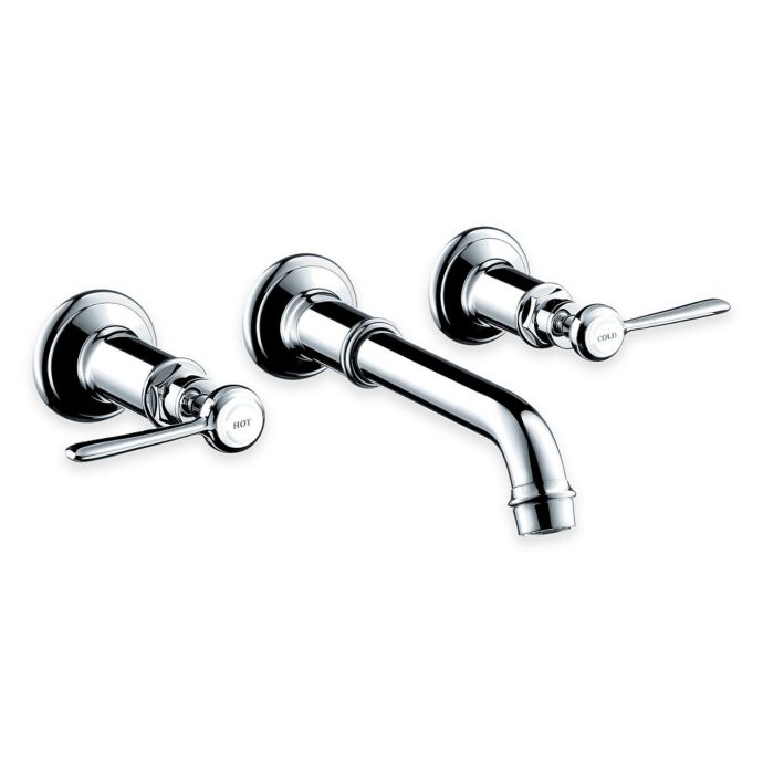 Hansgrohe Axor Montreux 2 Handle Wall Mount Bathroom Faucet In